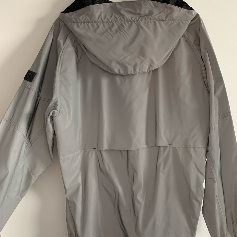 Zara zip up hoodie size M silver - Picture 4 of 5